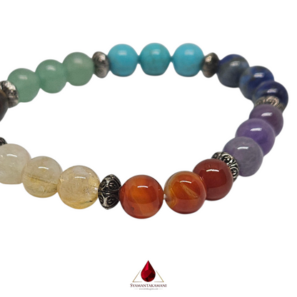 Natural 7 Chakra (Premium) Bracelet 8mm beads