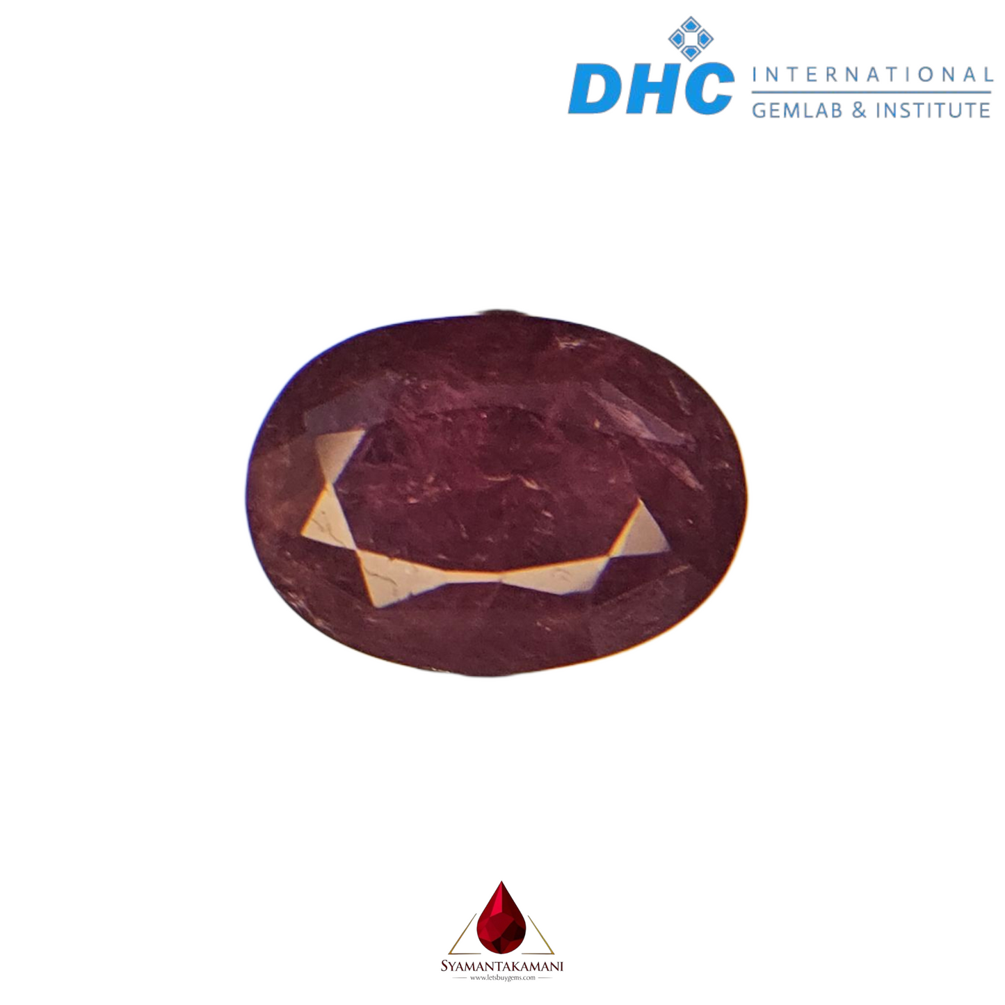 Ruby Oval 4.44 Carats : The Fire of Mozambique