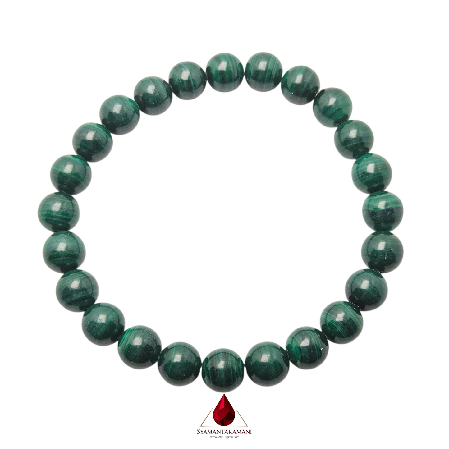 Natural Malachite Bracelet 8mm The Transformative Shield