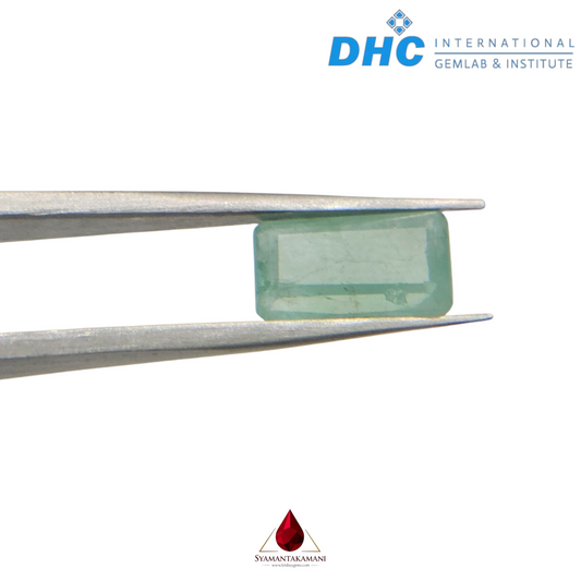 Emerald Rectangle 3.01 Carats Zambian