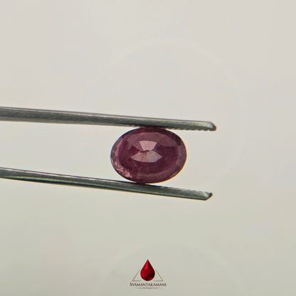 Natural Untreated Mozambique Ruby 4.05 Carats Oval Mix Cut