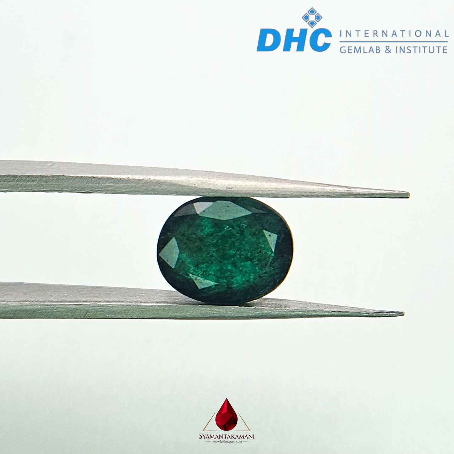 Natural Emerald 3.80 Carat From Zambia AAA+ Grade The Royal Elegance
