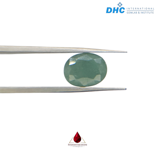 Emerald Oval 3.98 Carats Zambian