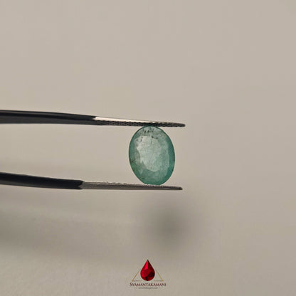 Natural Emerald 2.45 Carat From Zambia A Grade