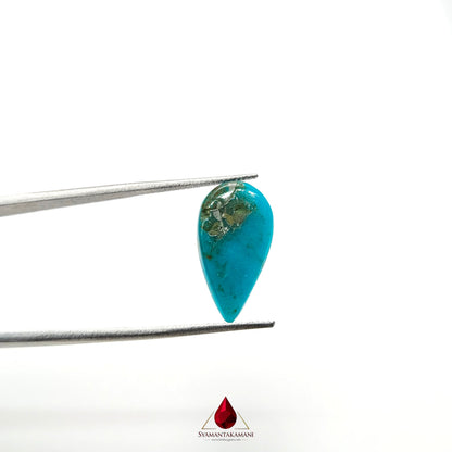 Persian Turquoise (Irani Firoza, Fyroos) 3.15 Carats Pear