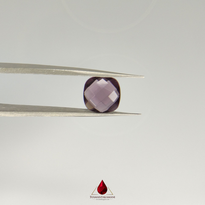 Amethyst Checker Cut Square 3.20 Carats
