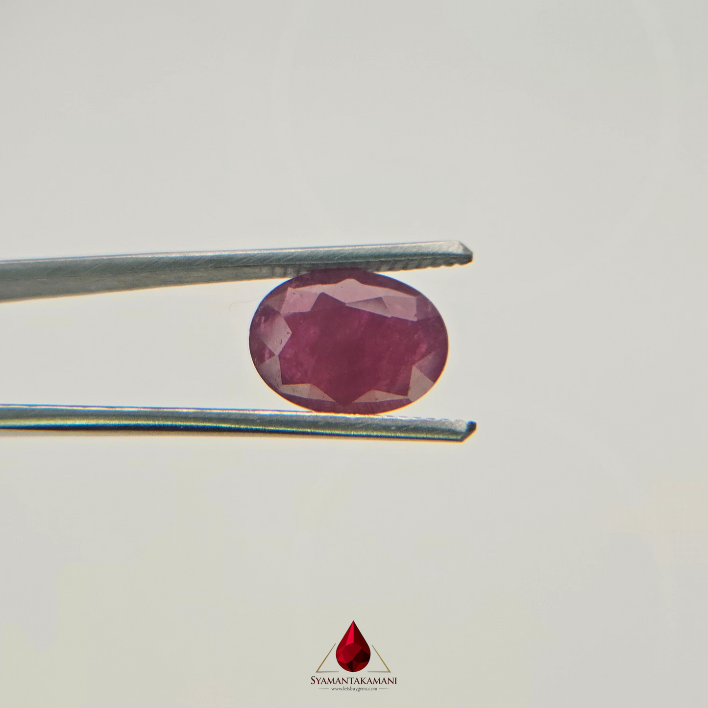 Natural Untreated Mozambique Ruby 3.00 Carats Oval Mix Cut