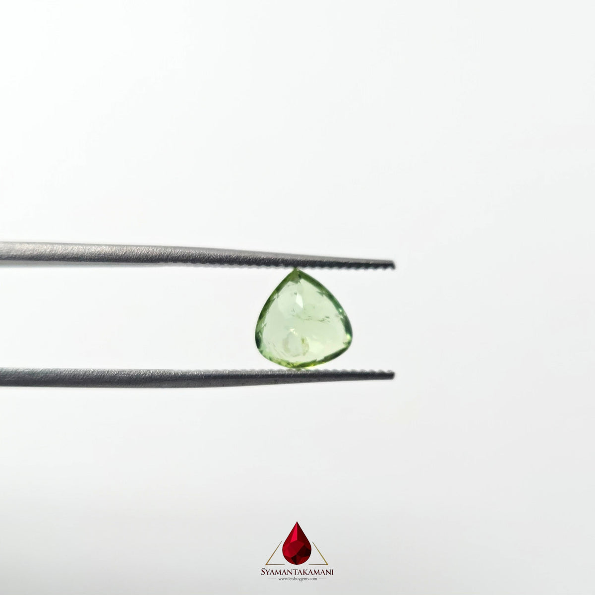 Natural Tourmaline (Mint Green) From Brazil 1.10 Carat AAA Quality Fancy Cut (Pear) The Fresh Breeze