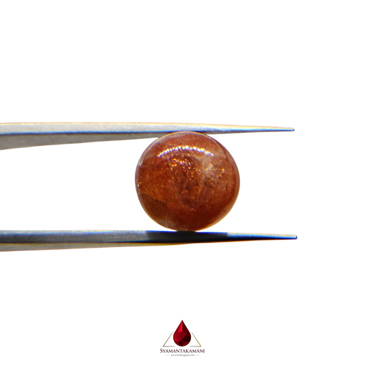 Sunstone 8.25 Carats Round Cabochon