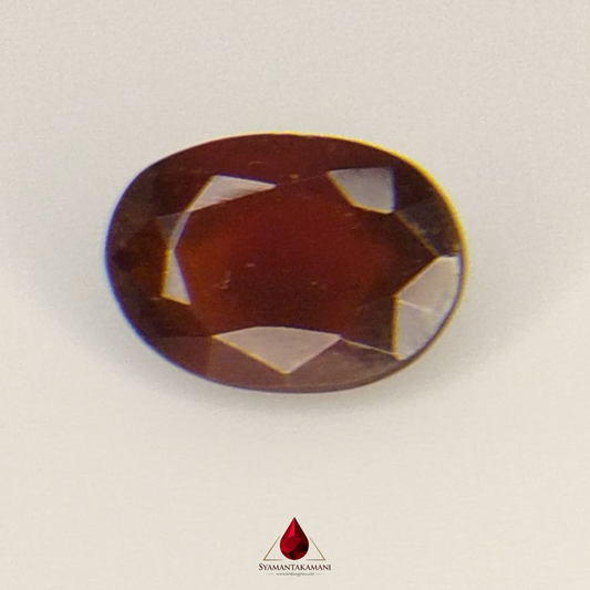 Hessonite 5.00 Carats Oval Mix Cut