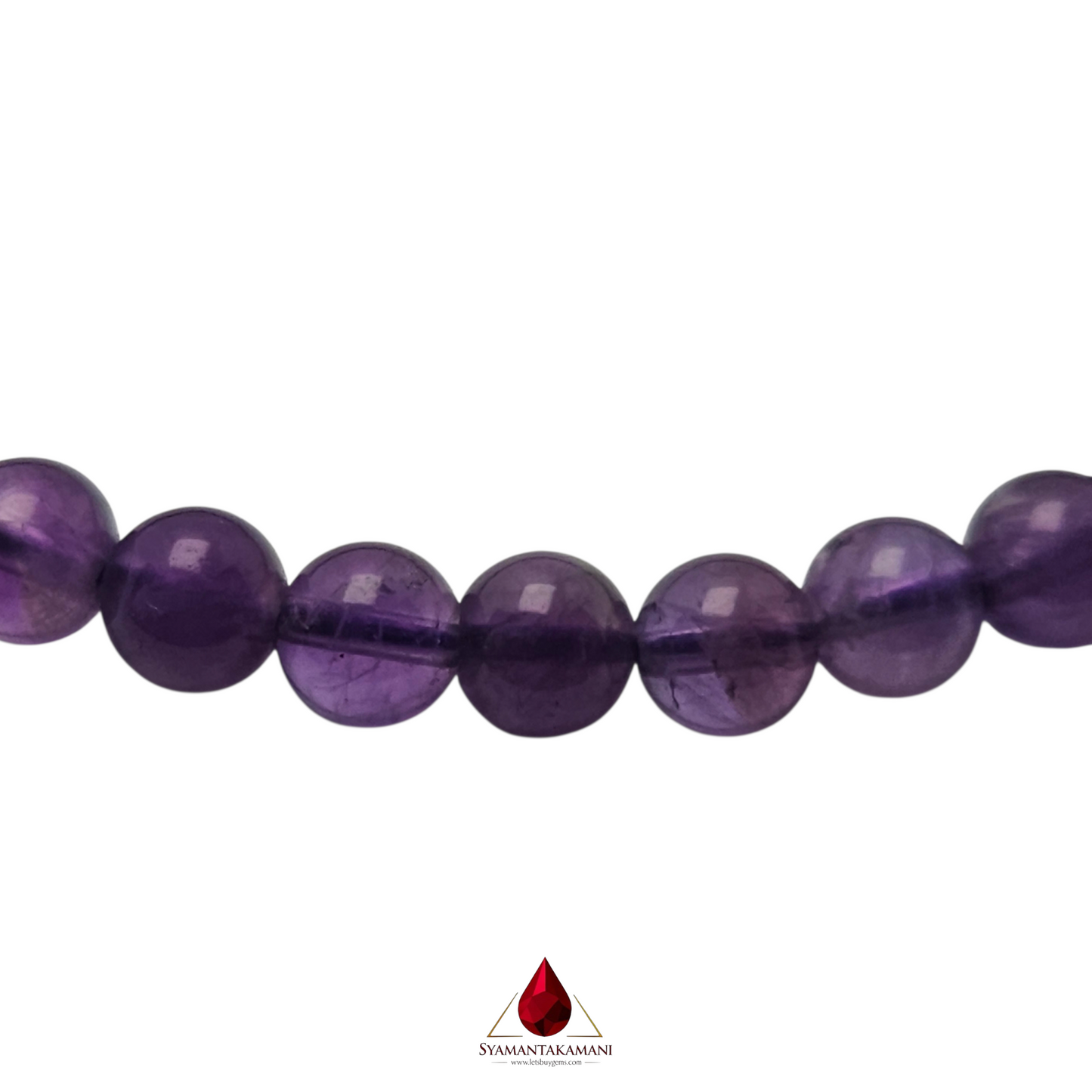 Natural Amethyst Bracelet 6mm The Royal Serenity