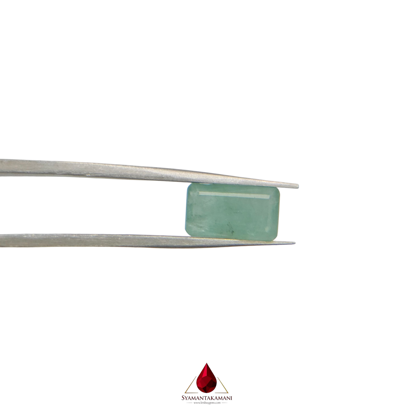 Emerald Rectangle 3.01 Carats Zambian