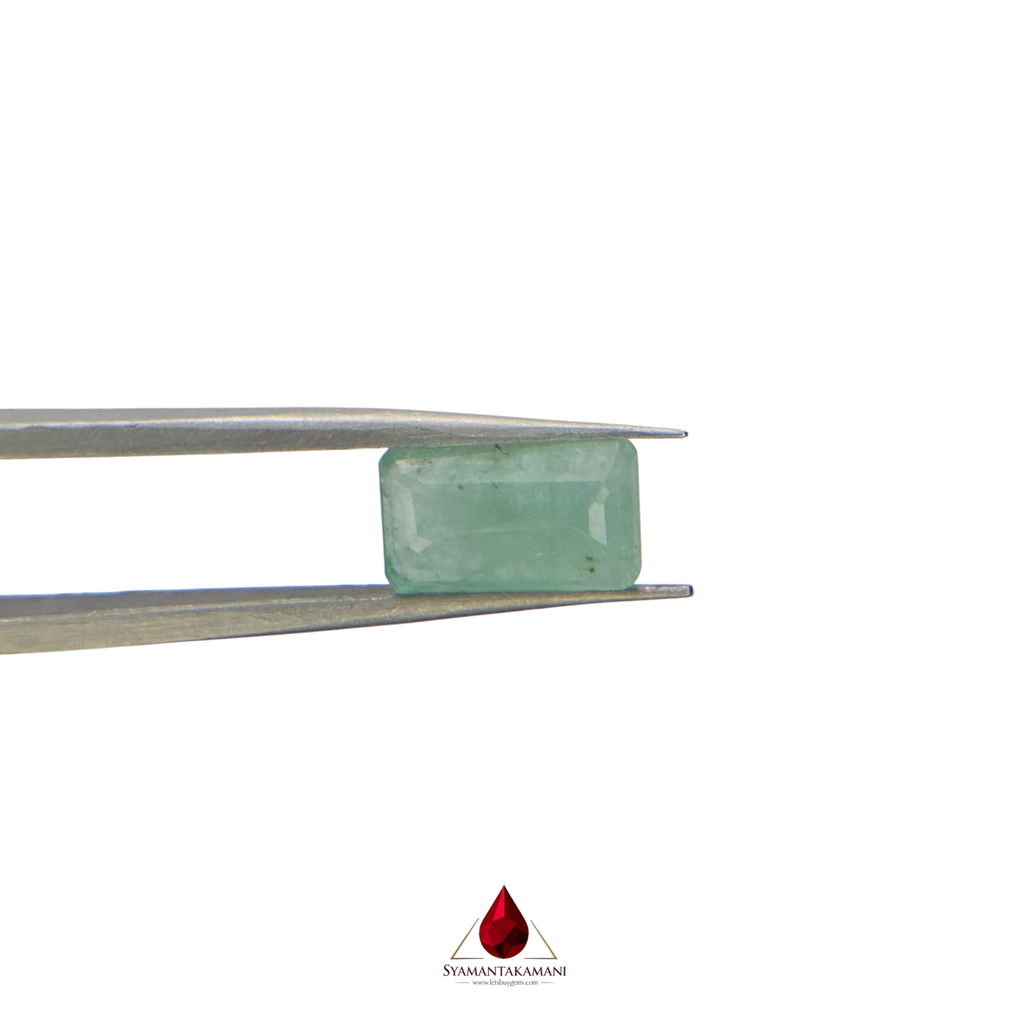 Emerald Rectangle 3.01 Carats Zambian