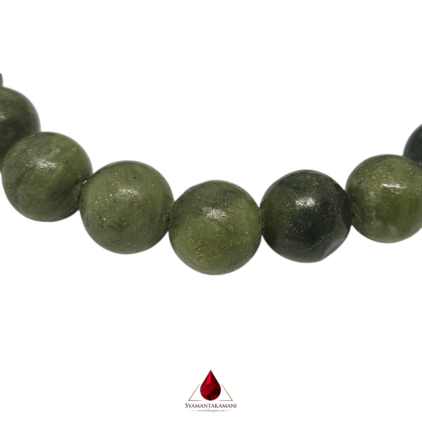 Natural Jade Nephrite 8mm Bracelet