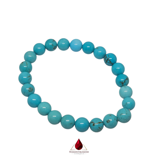 Natural Turquoise Bracelet 8mm beads