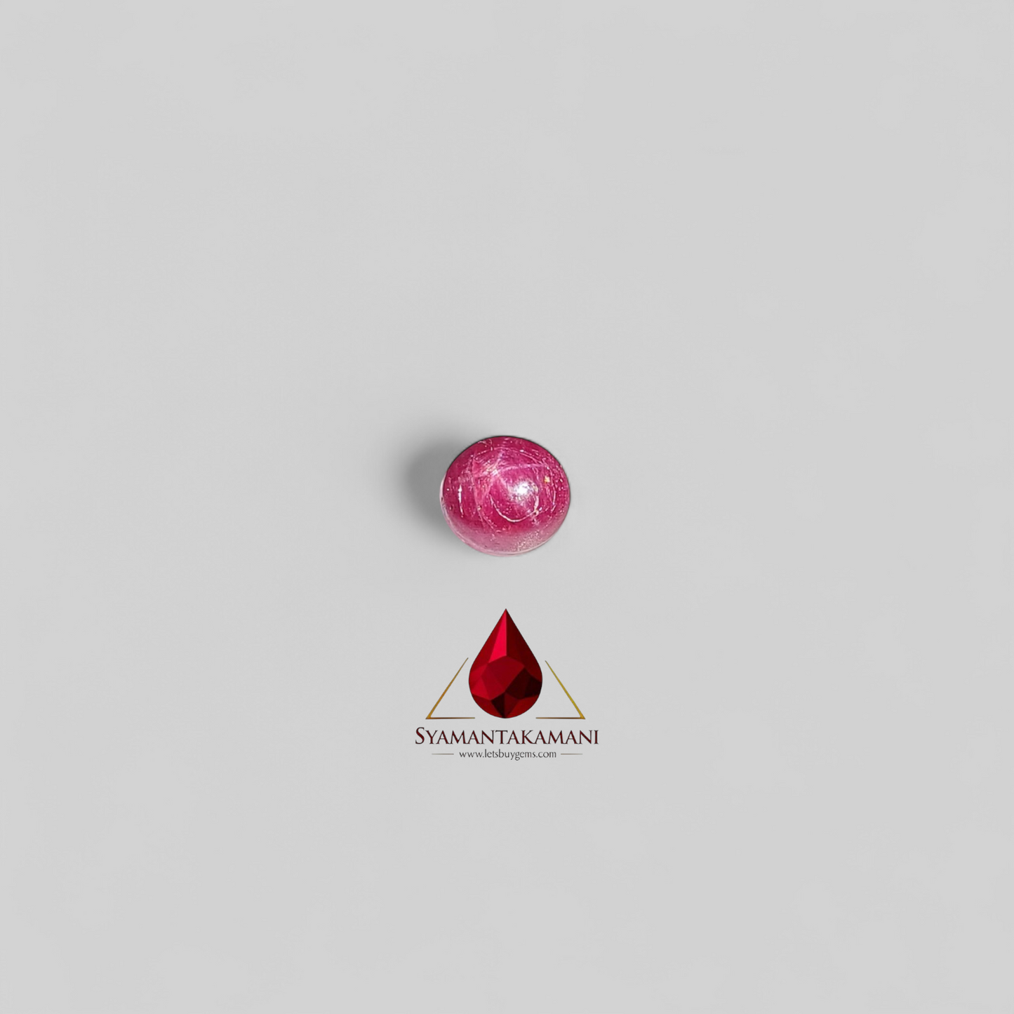 Star Ruby Round 3.50 Carats (6 Ray Asterism)