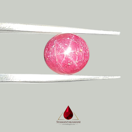 Star Ruby Round 3.50 Carats (6 Ray Asterism)