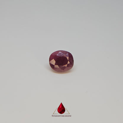 Ruby Oval 13.65 Carats Natural Untreated Ruby from Karnataka The Heritage Gem